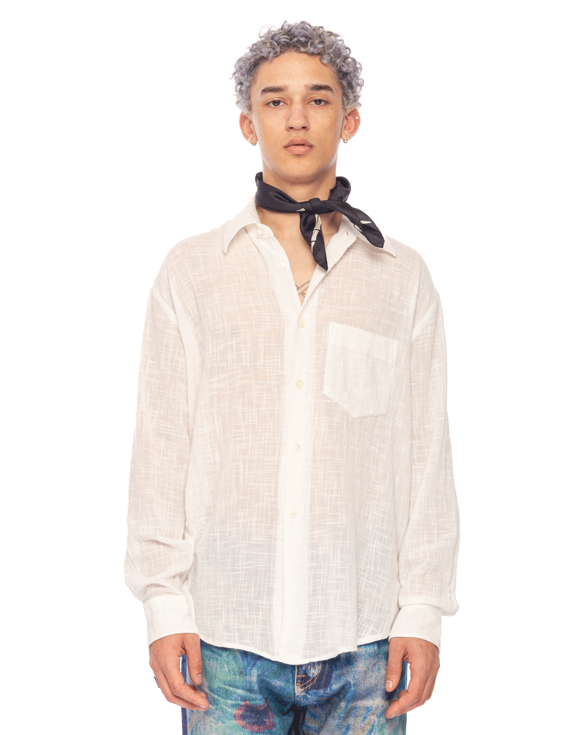 Coco Shirt Washed Off White Air Cotton
