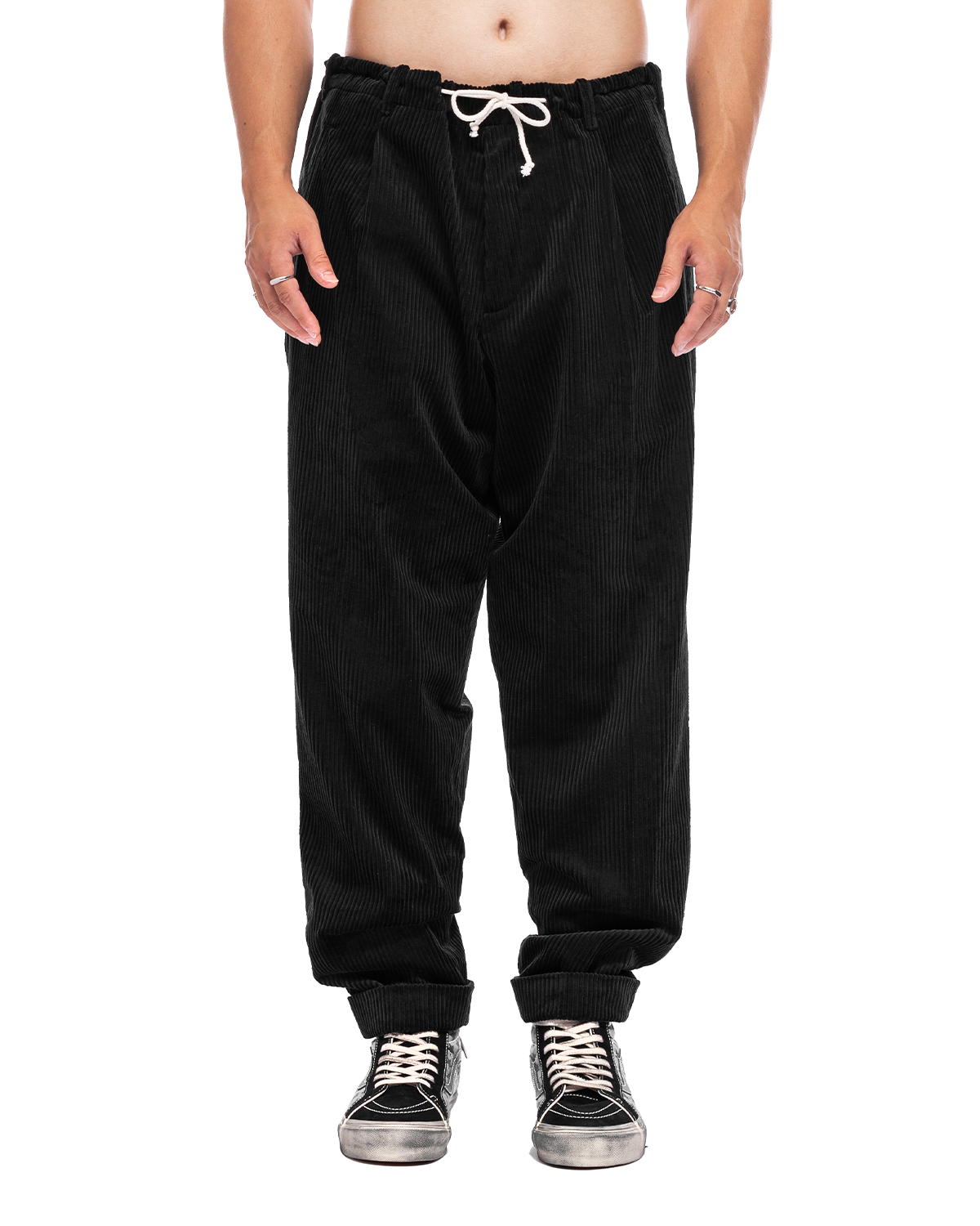 Corduroy People's Pants Black