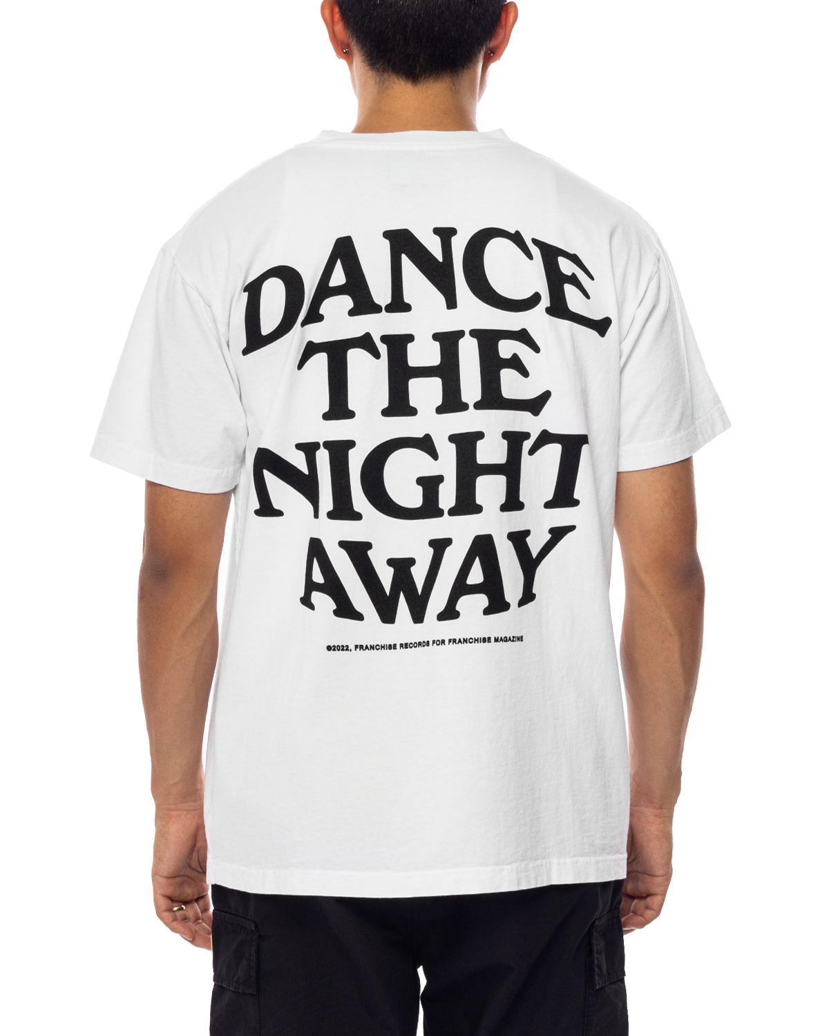 Dance Music Short Sleeve T-Shirt White