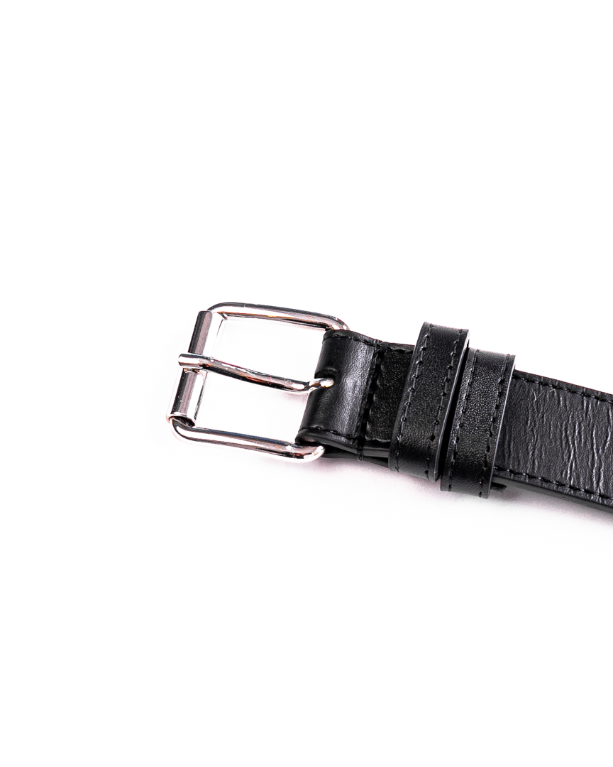 Classic Leather Line Belt Black