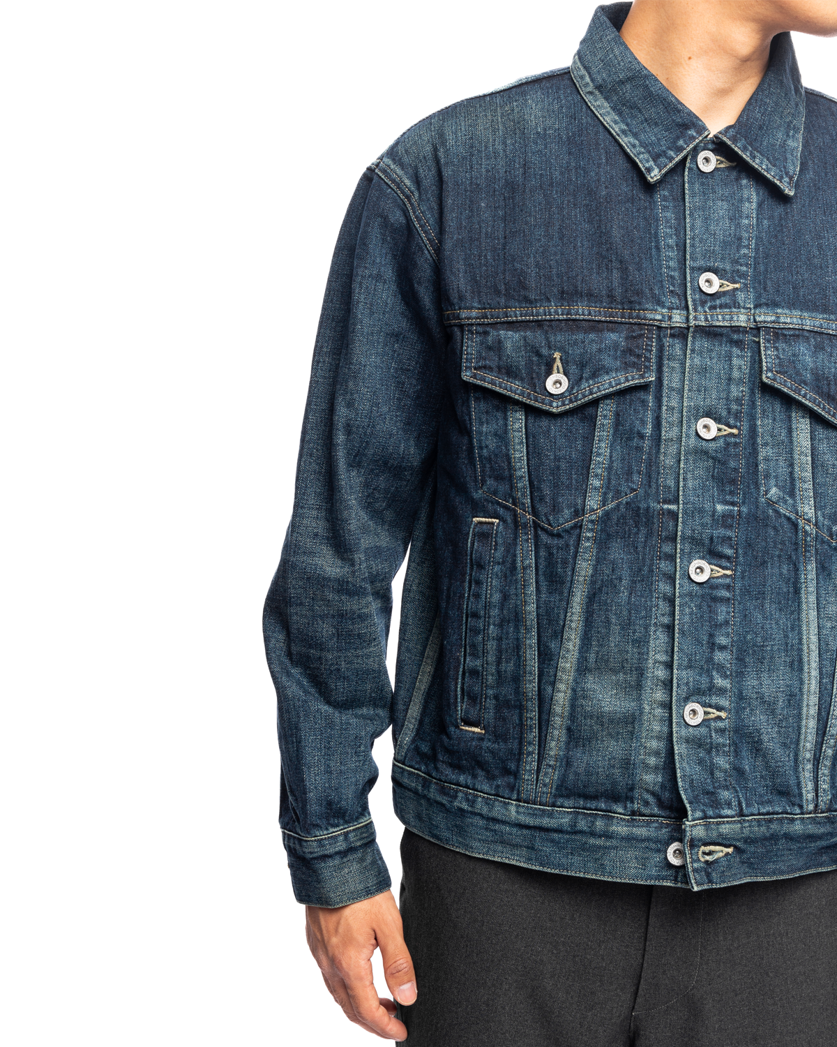 WASHED DENIM TYPE-4 JACKET Indigo – LIKELIHOOD