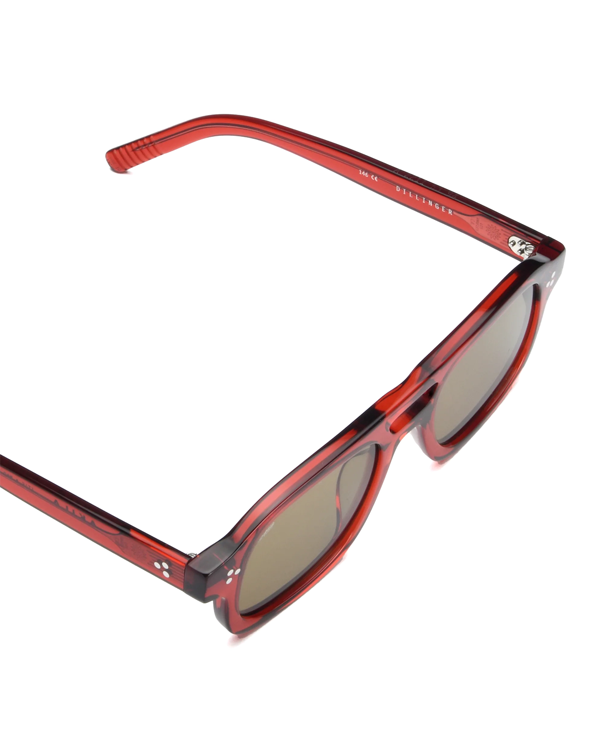 Dillinger Sunglasses Red/Brown