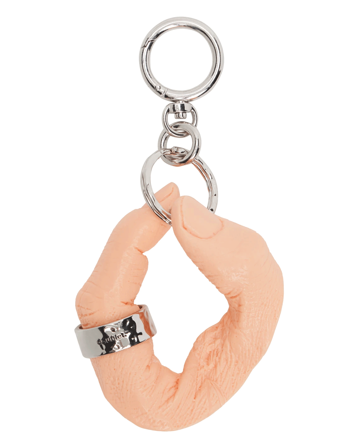 Finger Key Chain Beige