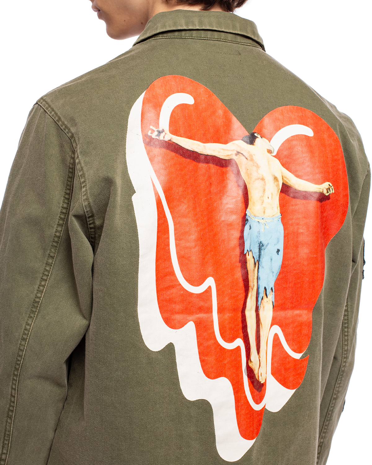 Cross Your Heart Jacket Military Green
