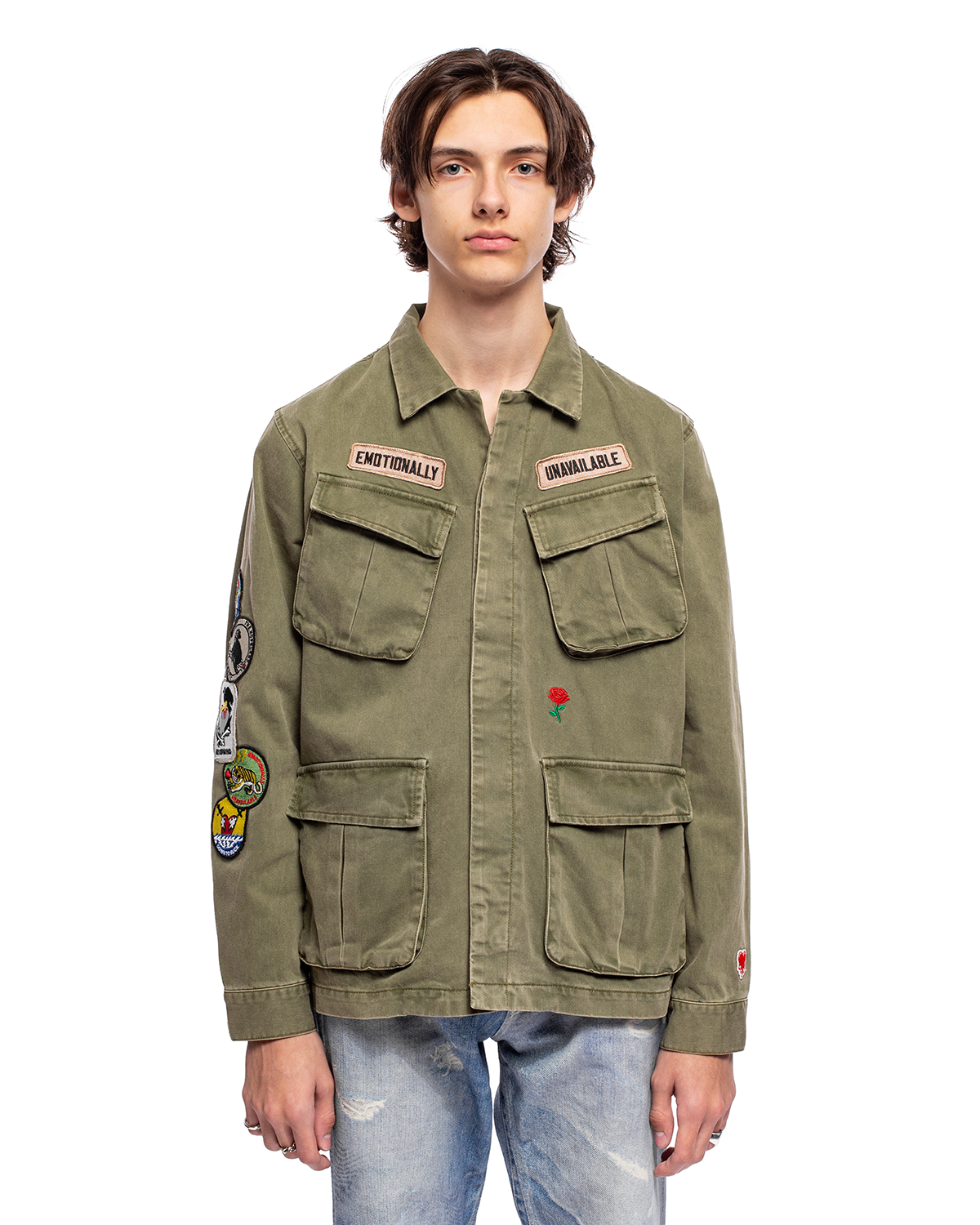 Cross Your Heart Jacket Military Green
