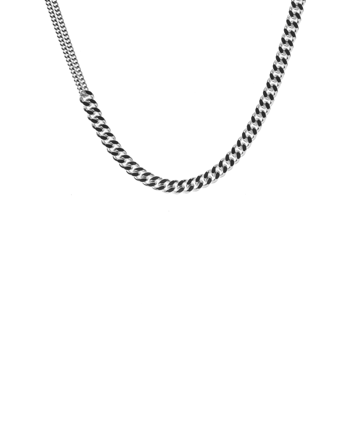 Grand Necklace Mixed Silver