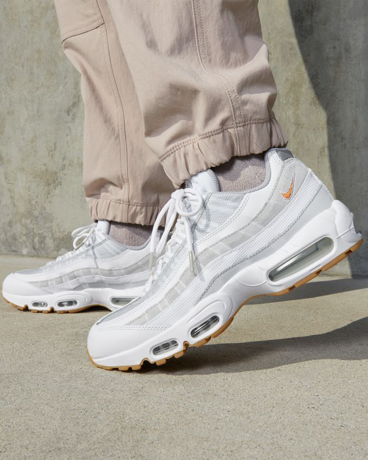 Air Max 95 White/Hot Curry/Pure Platinum