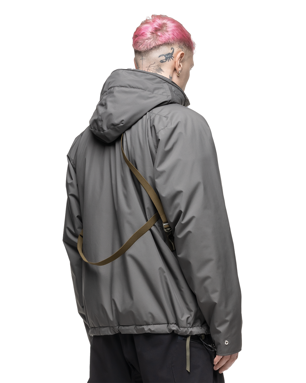 J95-PL 2L Gore-Tex Infinium Windstopper Primaloft Modular Liner Jacket Gray