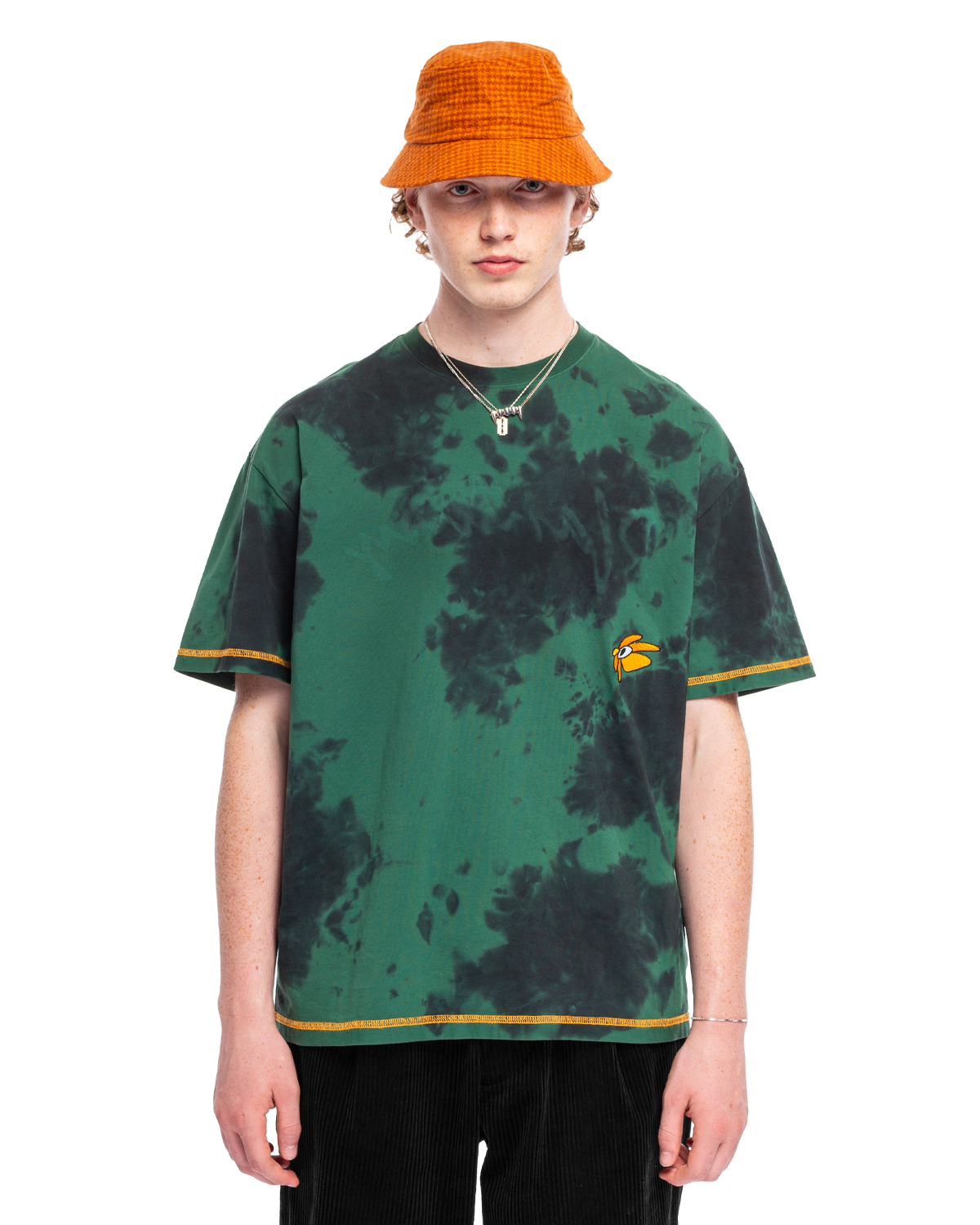 Kombu Tie Dye Oversized Short Sleeve Top