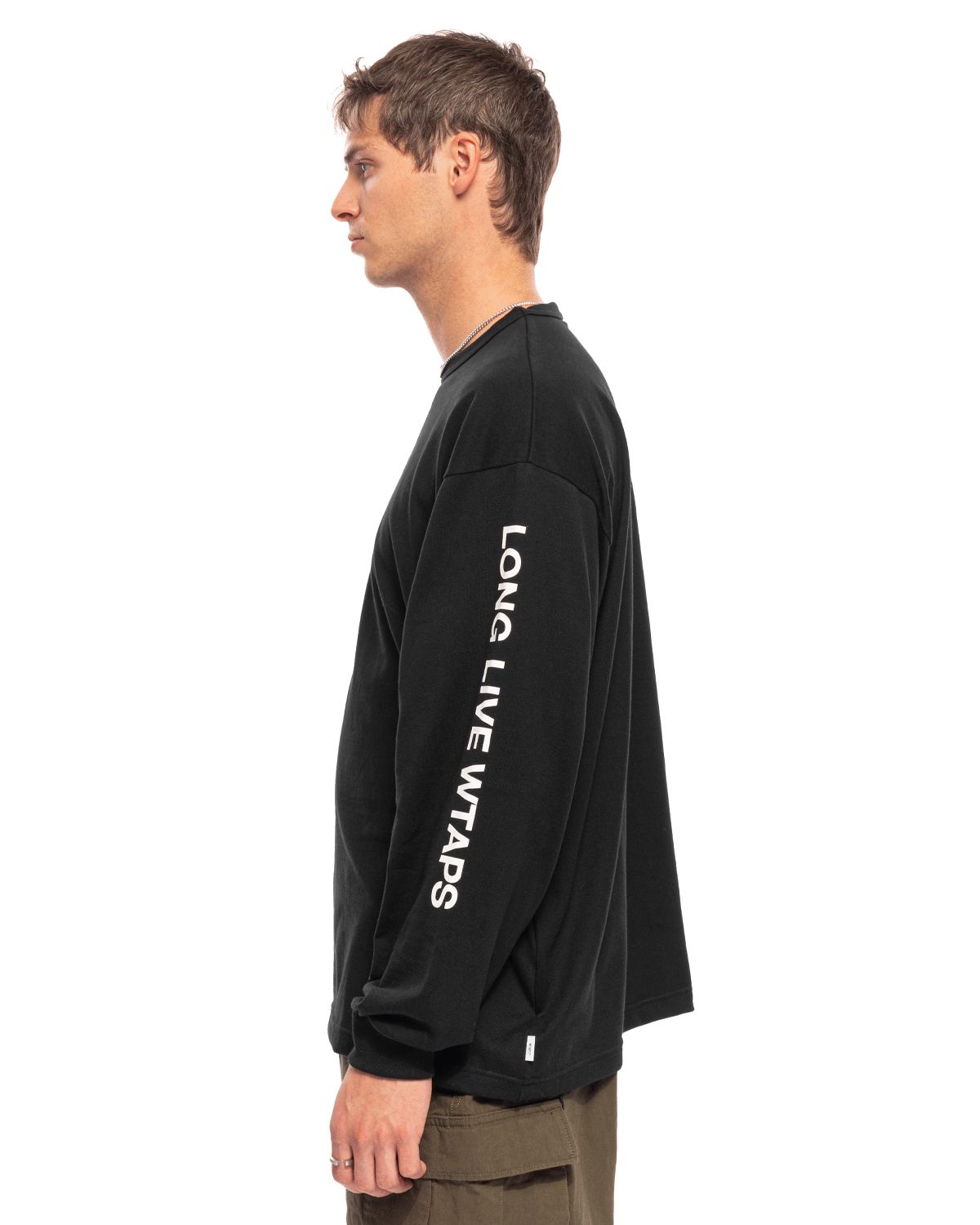 L WTAPS LXLXW / LS / COTTON BLACK LARGE-