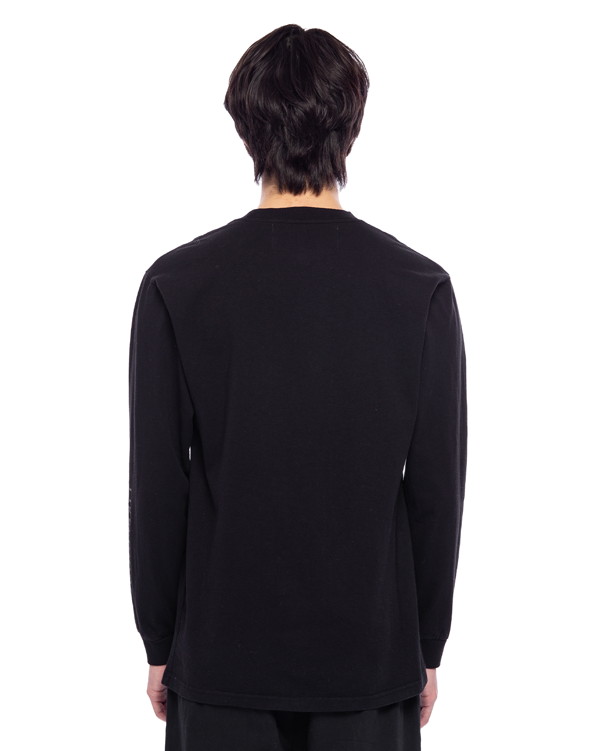 Embroidered Kevin Long Sleeve Black