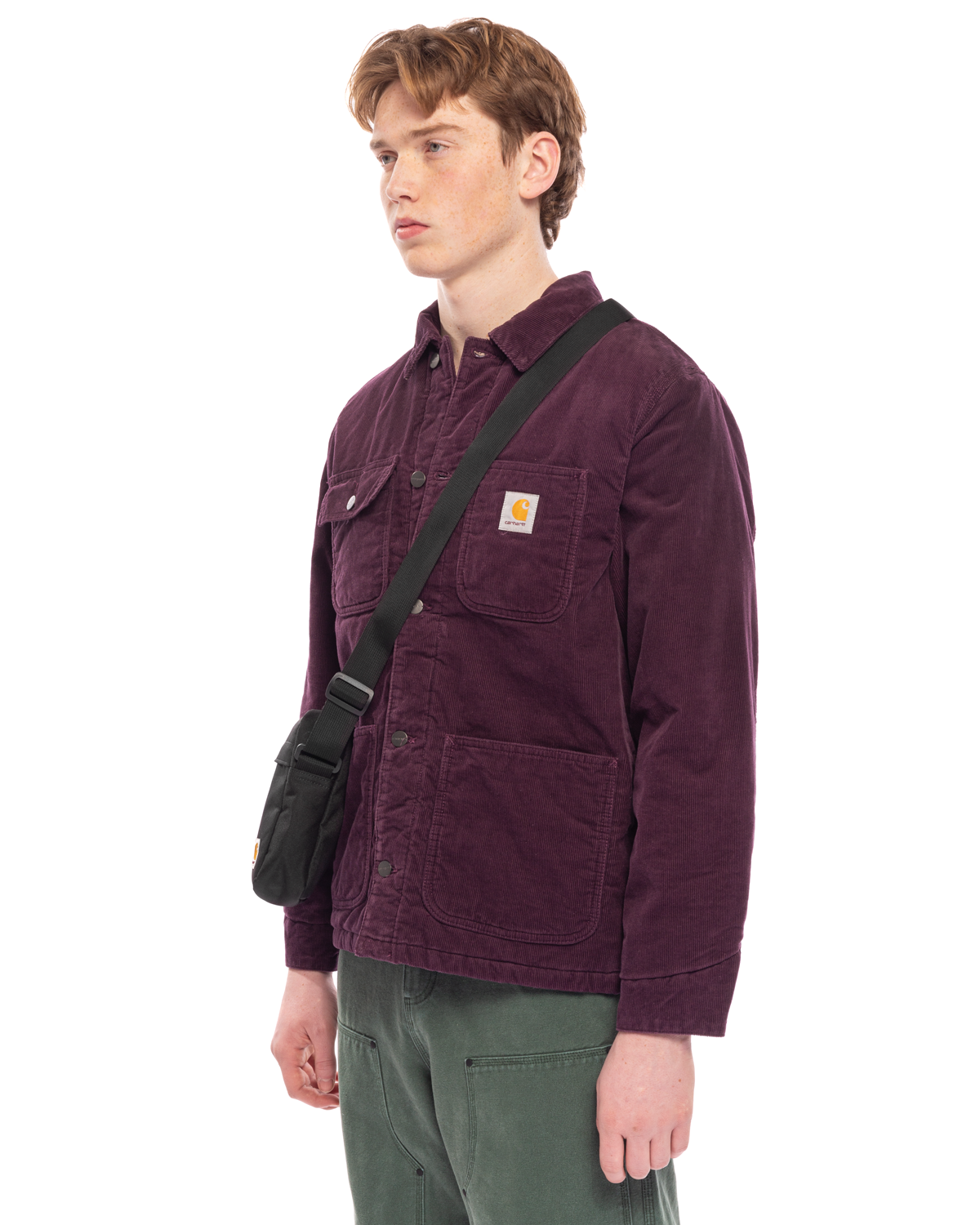 Michigan Chore Coat Corduroy Dark Plum