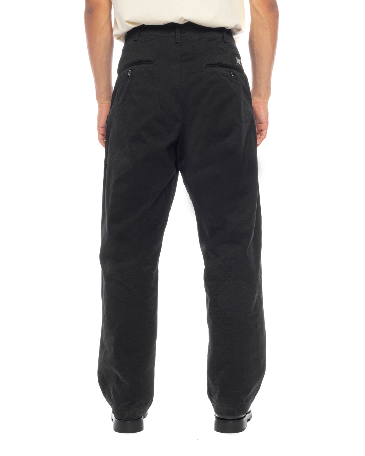 Classic Chino Pants Woven Cotton Black
