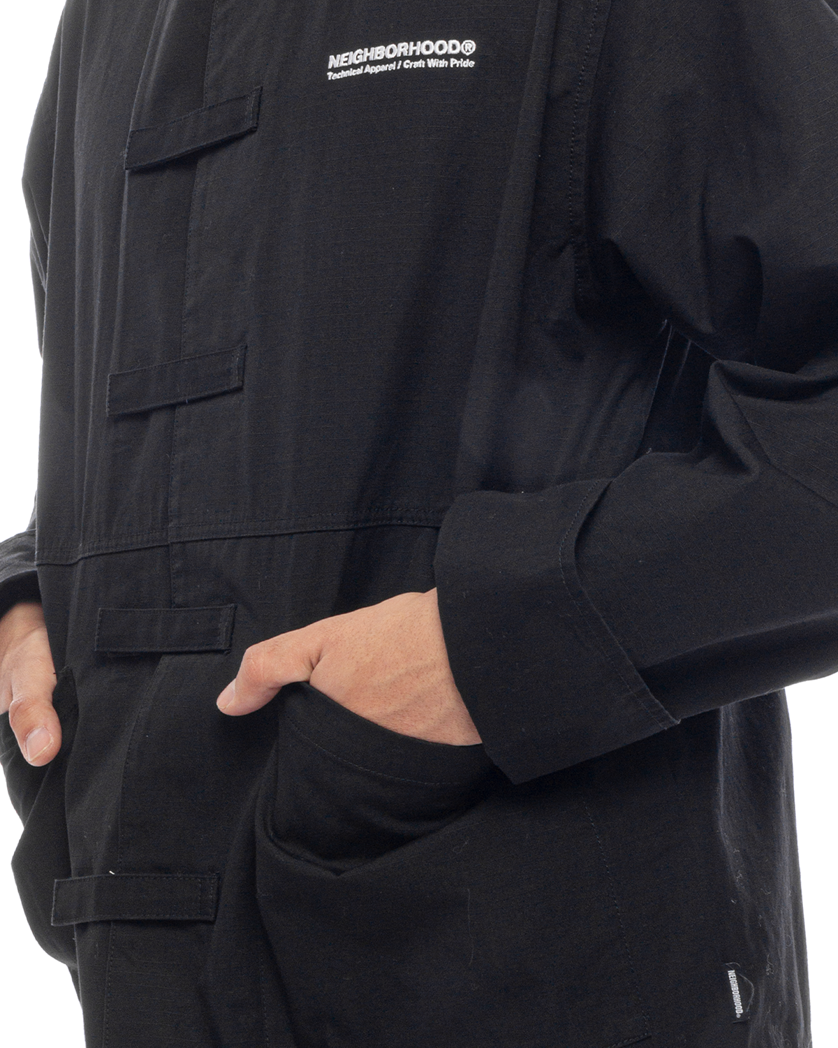 Ripstop KF Jacket Woven Cotton Black