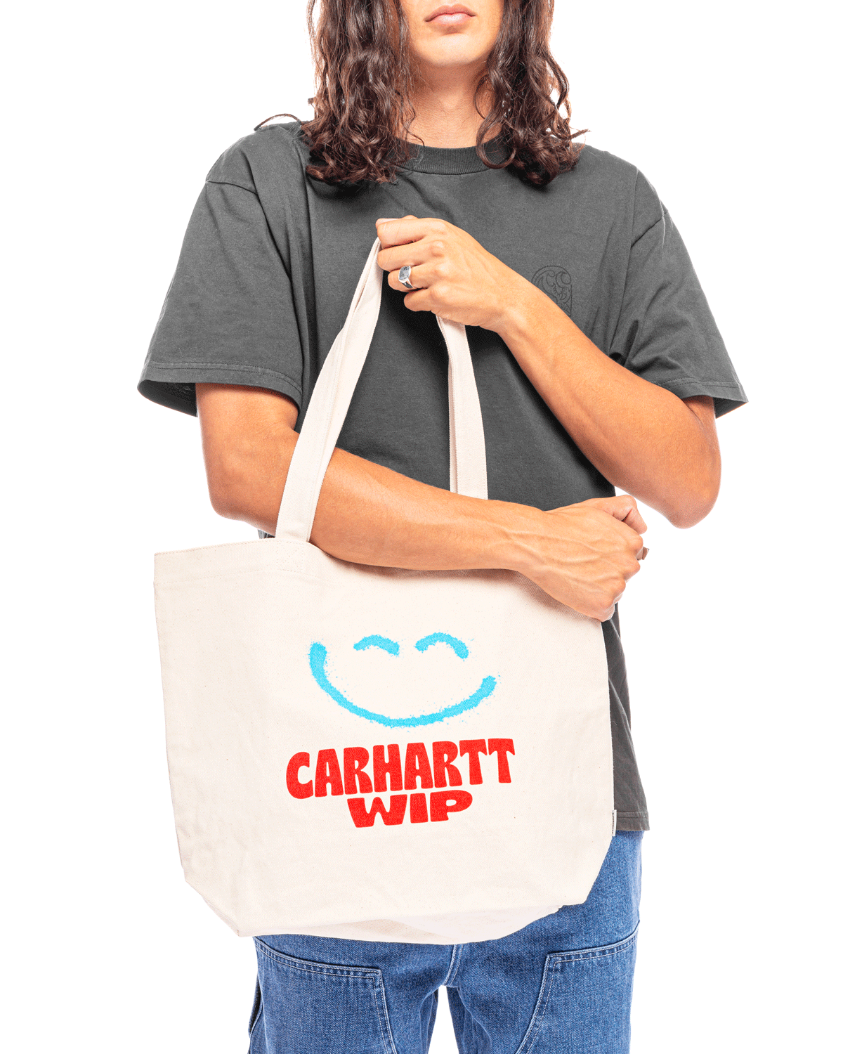 Carhartt Canvas Graphic Tote Natural