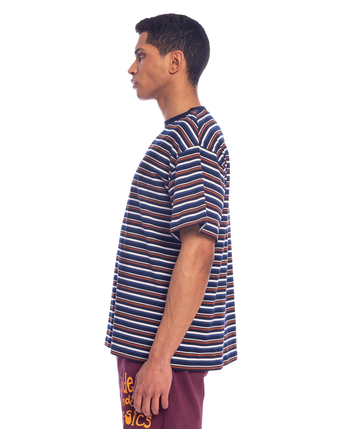 Nineties Blocked Striped T-Shirt