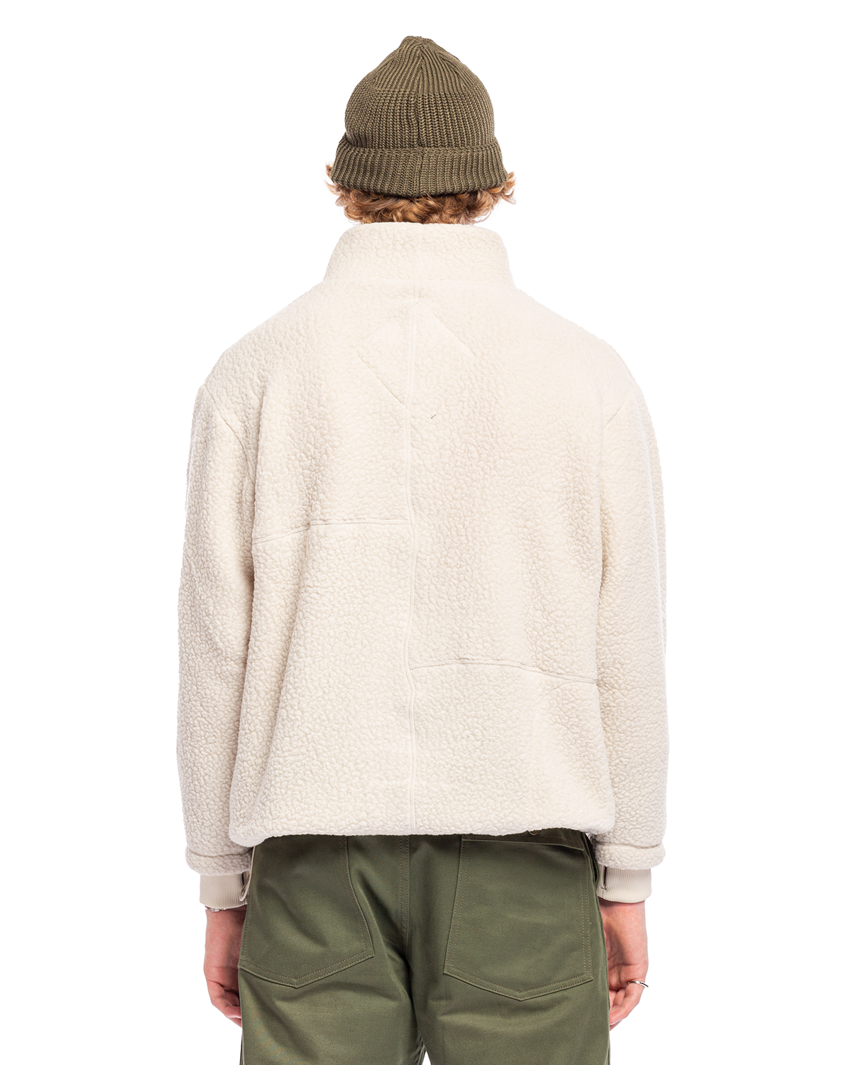 Aral Sea Recycled Sherpa Oversized Pullover Fog