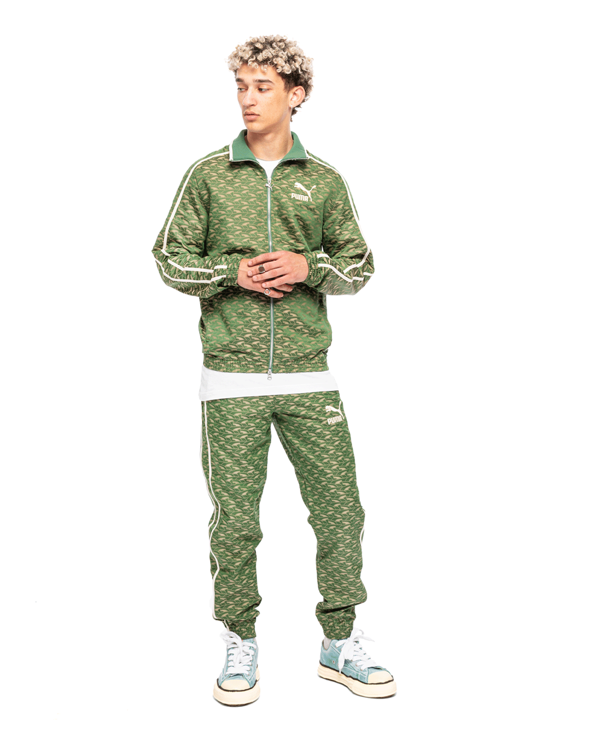Players Lounge Woven Track Jacket Deep Forest