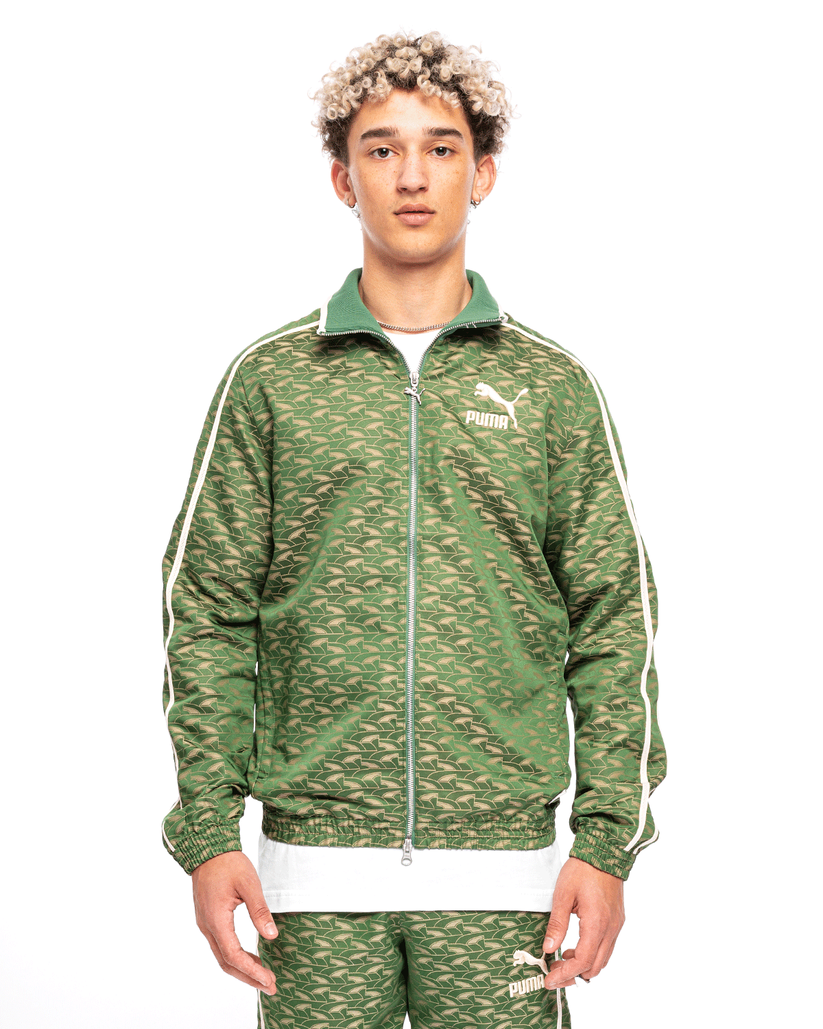 Players Lounge Woven Track Jacket Deep Forest