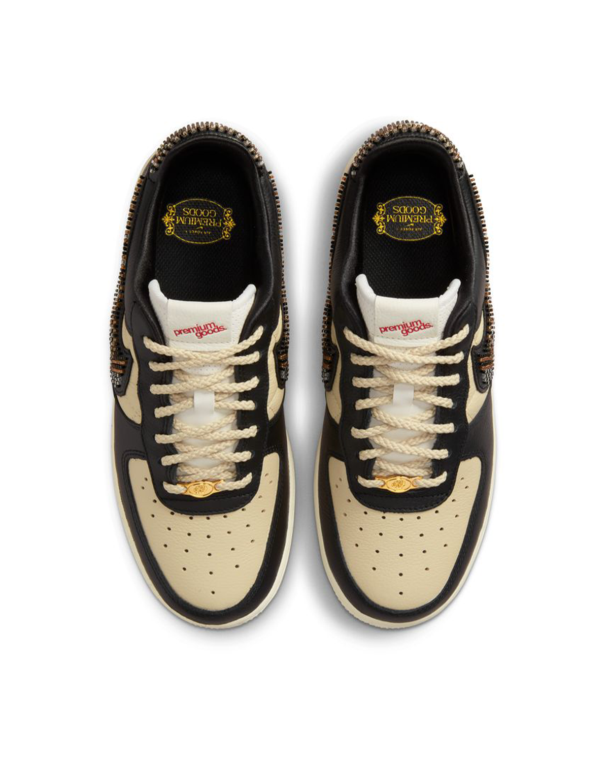 Premium Goods x Air Force 1 Low Black/Sand/Sail