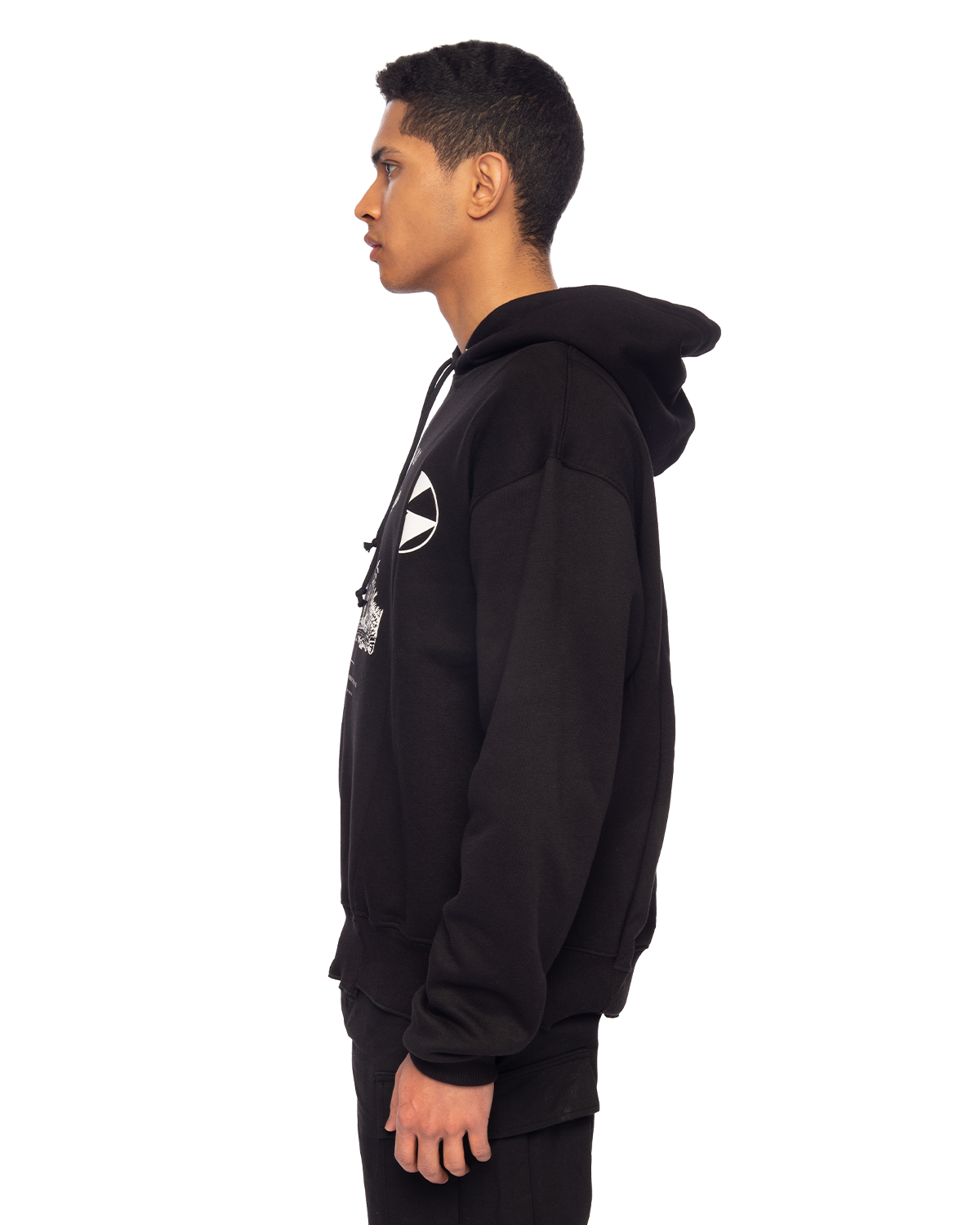 SS22 Reconstructed Hoodie Black