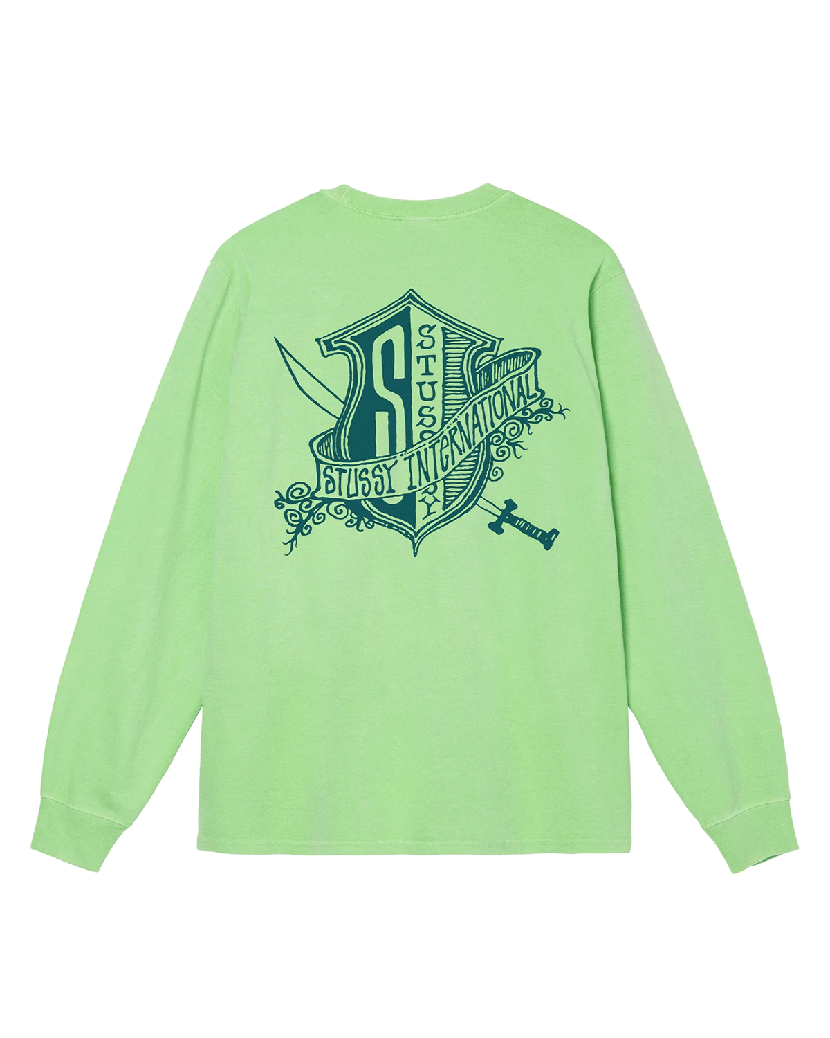 Shield Pigment Dyed LS Tee Green