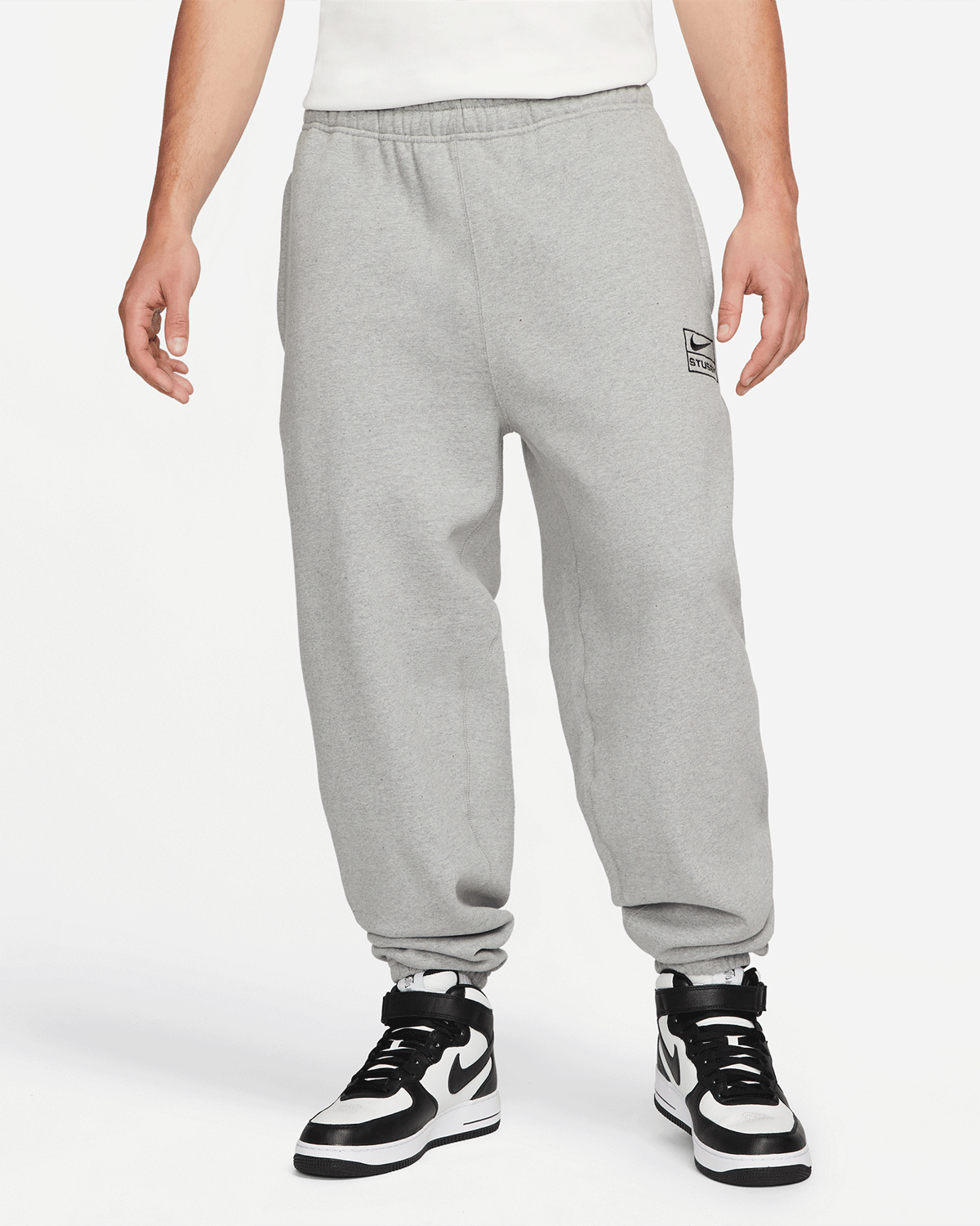 Stussy x NRG Fleece Pants 'Dark Grey Heather'