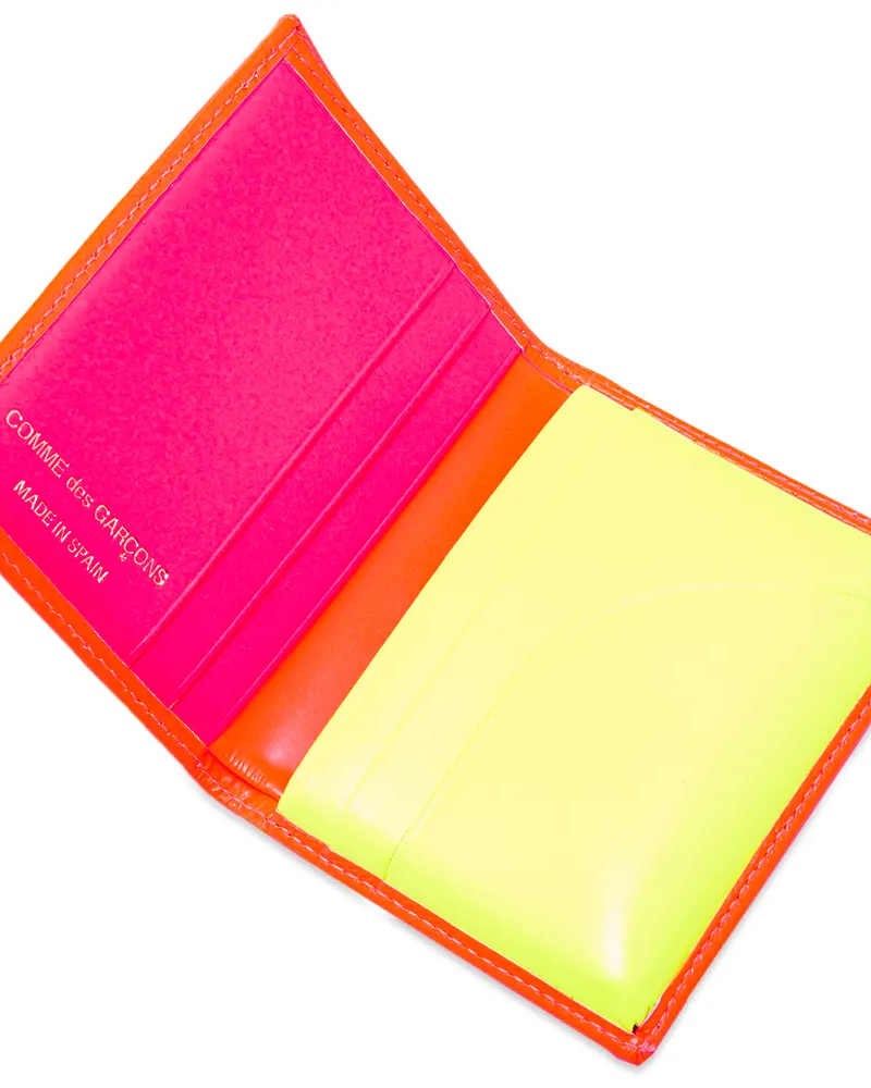 Super Fluo Leather Line Orange/ Pink