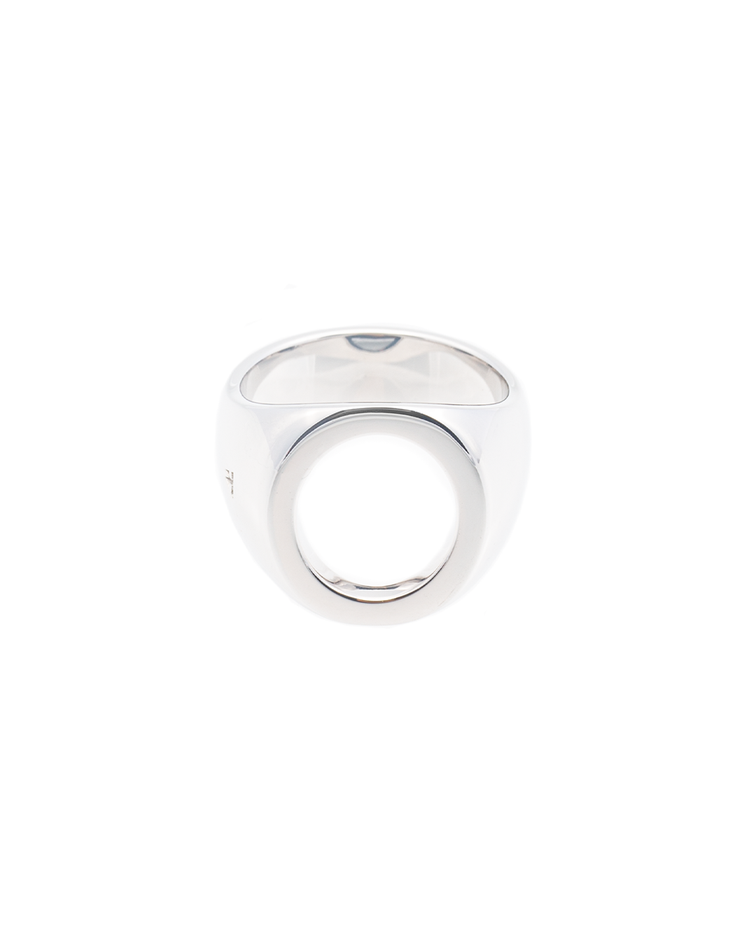 Oval Open Ring Silver