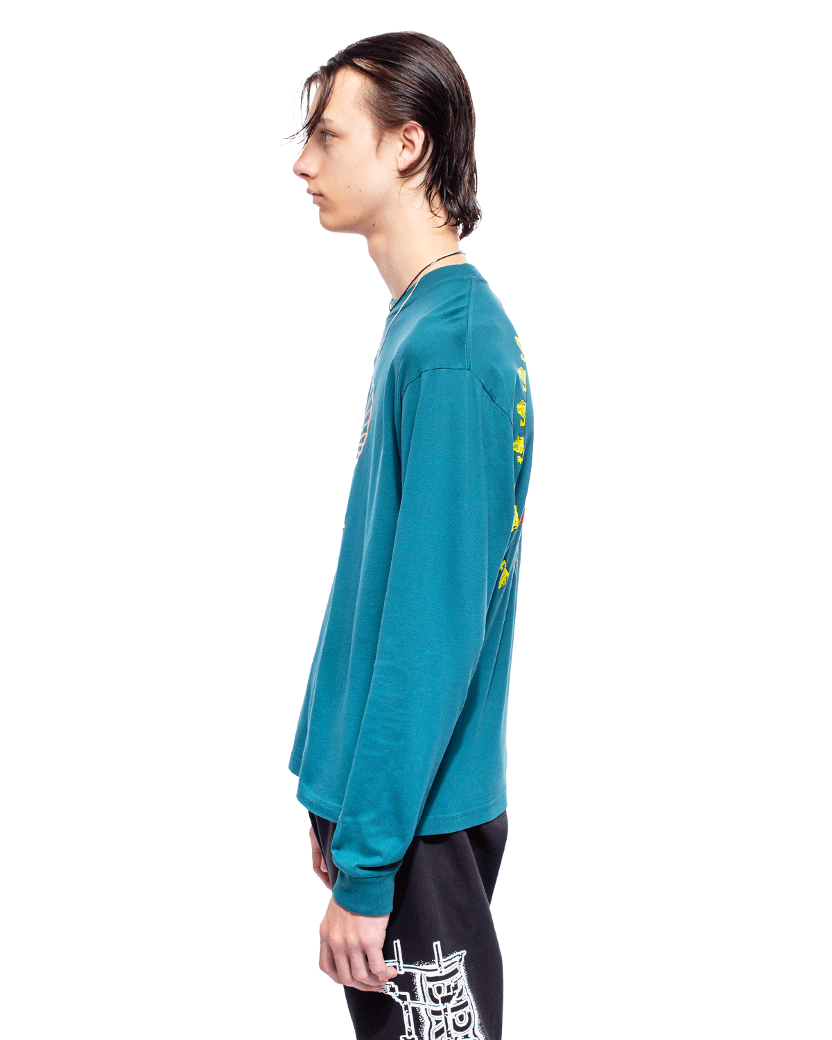Visions Club Long Sleeve Tee Teal