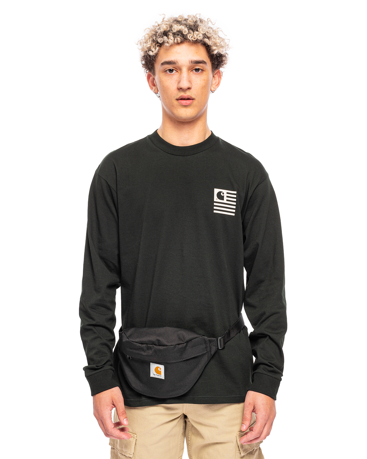 Long Sleeve Book State T-Shirt Dark Cedar