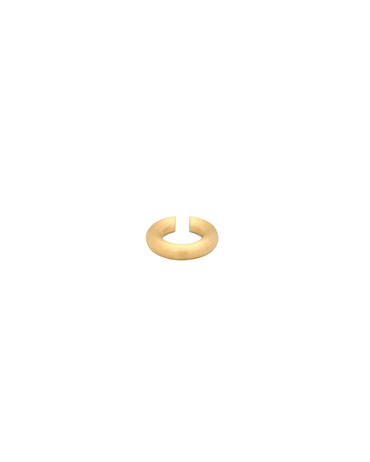 Chunky Ear Cuff Satin Gold Medium - LIKELIHOOD