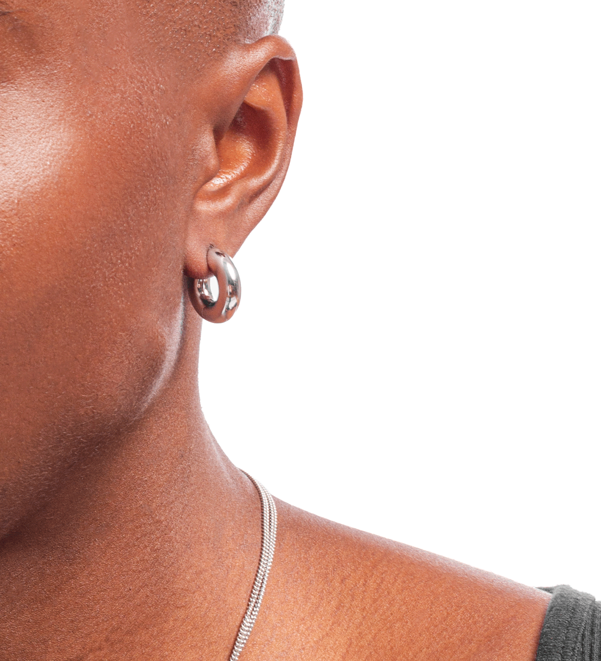 Chunky Hoops Small Silver - LIKELIHOOD