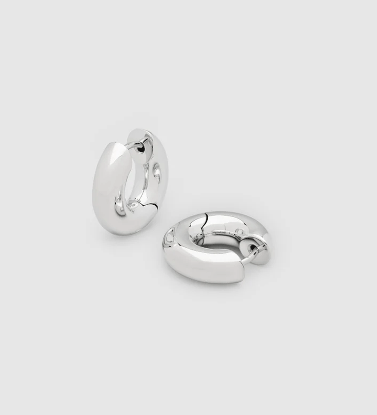 Chunky Hoops Small Silver - LIKELIHOOD