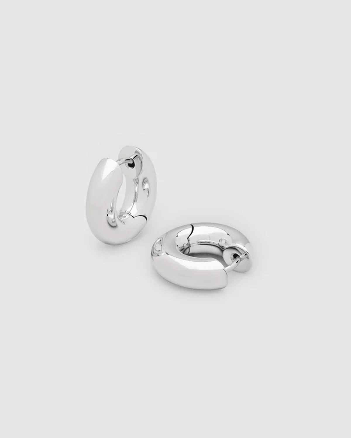 Chunky Hoops Small Silver - LIKELIHOOD