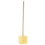 Cube Brass Incense Burner - LIKELIHOOD
