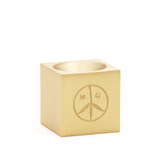 Cube Brass Incense Burner - LIKELIHOOD
