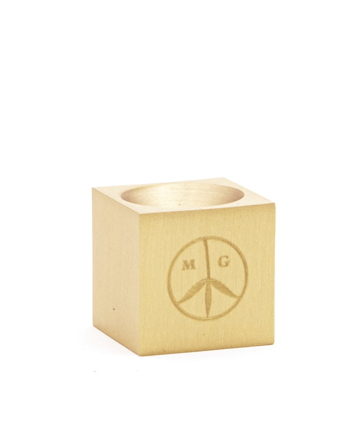 Cube Brass Incense Burner - LIKELIHOOD