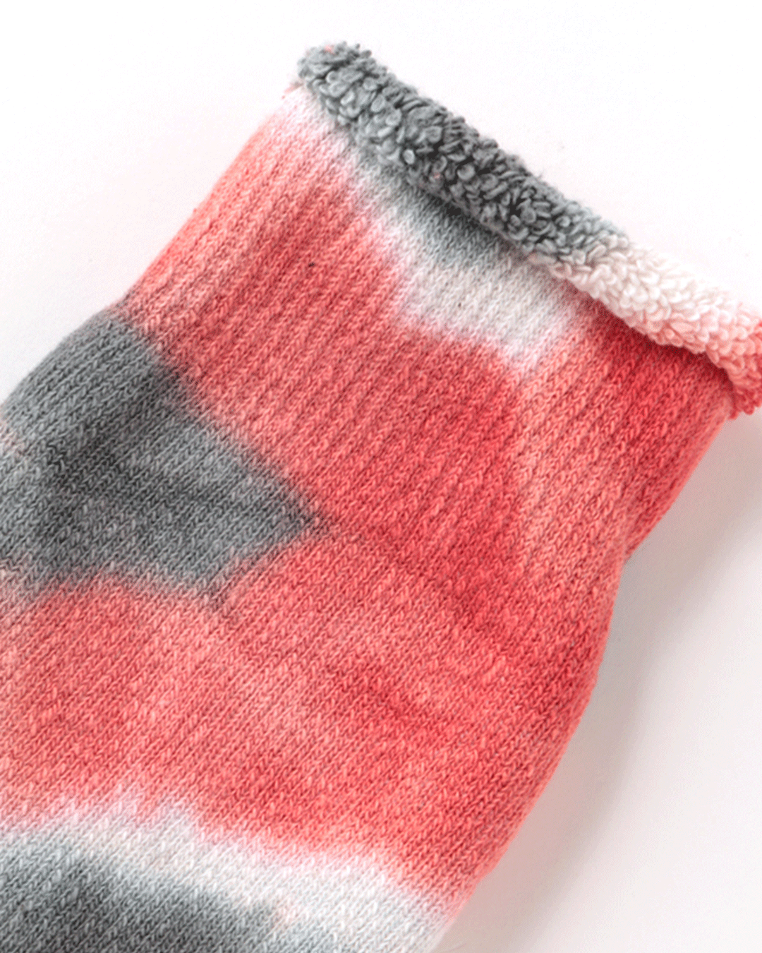 Tie Dye Pile Crew Socks