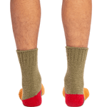 Hemp Color Block Crew Socks - LIKELIHOOD