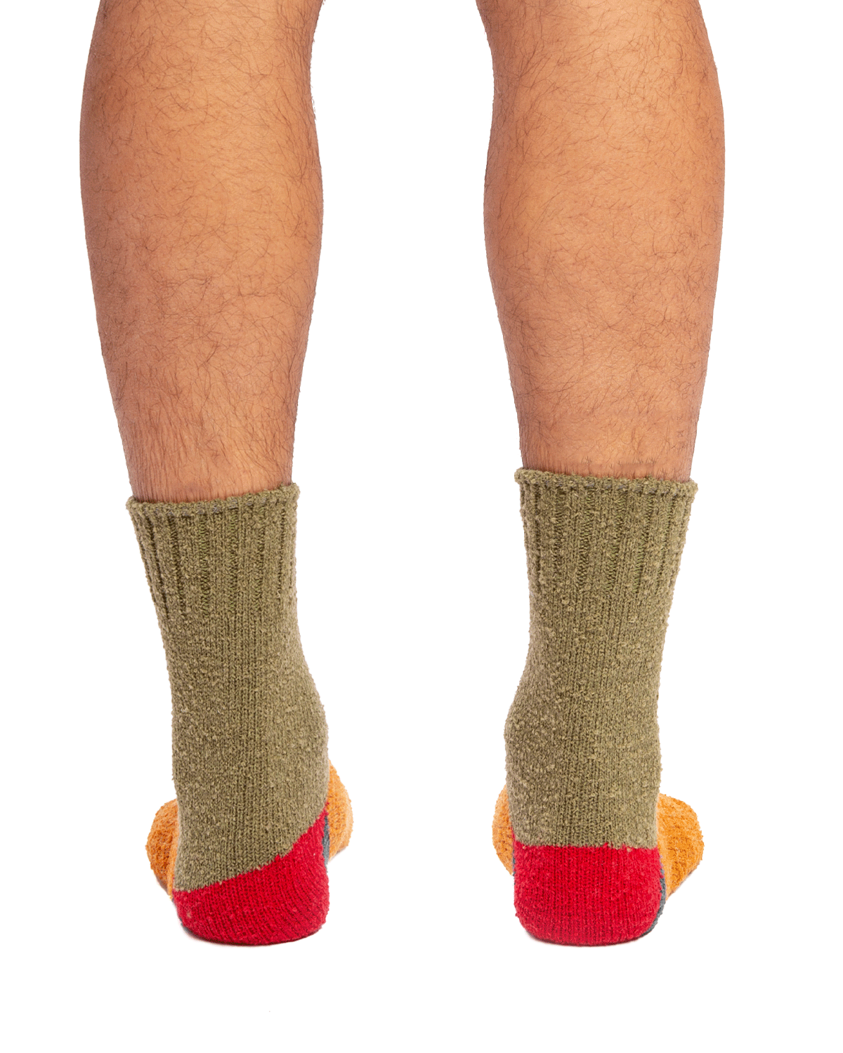 Hemp Color Block Crew Socks - LIKELIHOOD