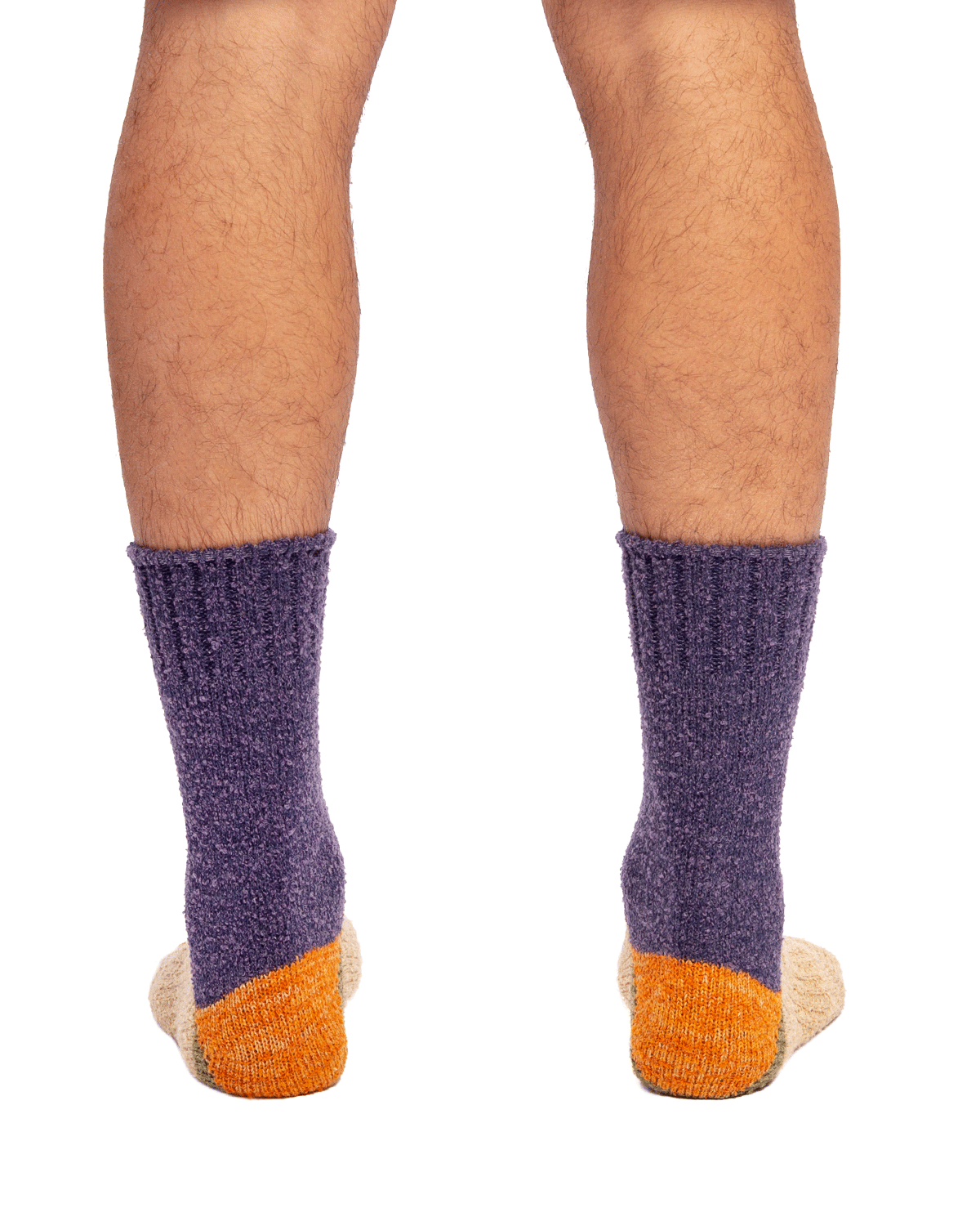Hemp Color Block Crew Socks - LIKELIHOOD