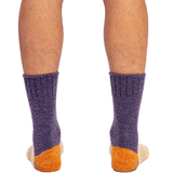Hemp Color Block Crew Socks - LIKELIHOOD