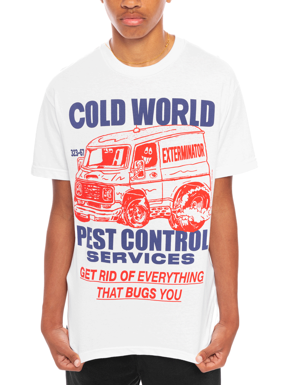 Pest Control Tee White - LIKELIHOOD