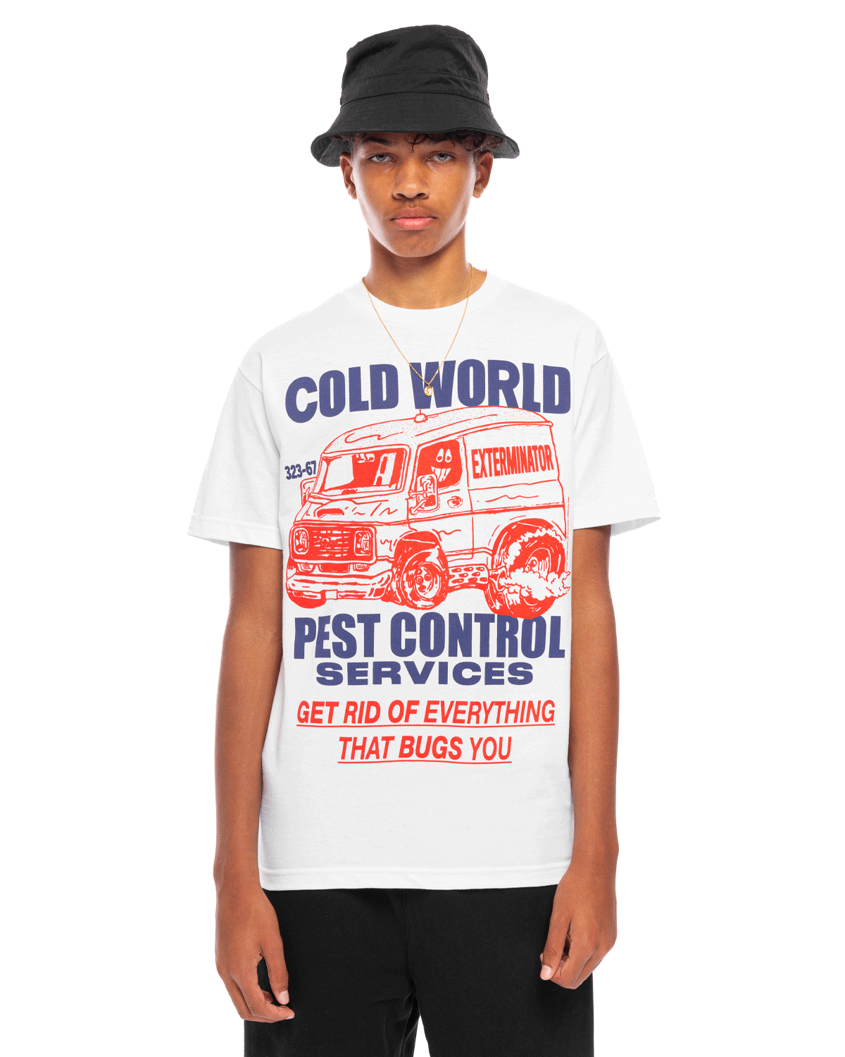 Pest Control Tee White - LIKELIHOOD