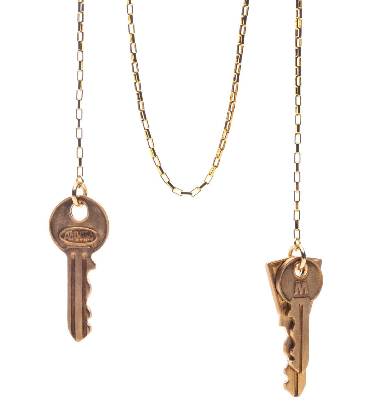 Porta Chiavi Necklace Satin Brass - LIKELIHOOD