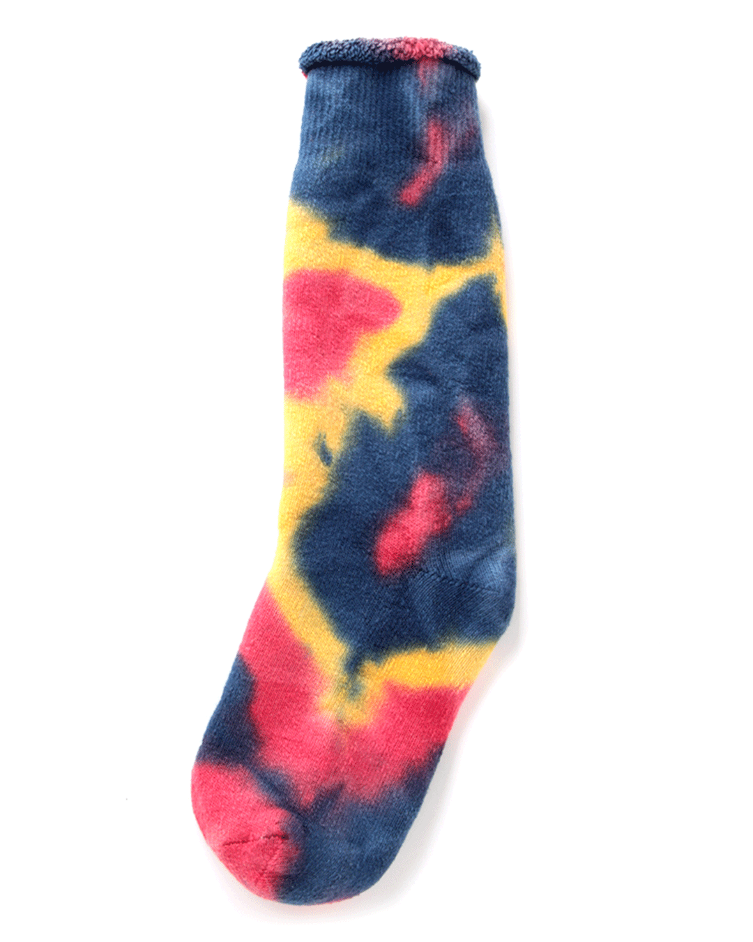Tie Dye Pile Crew Socks