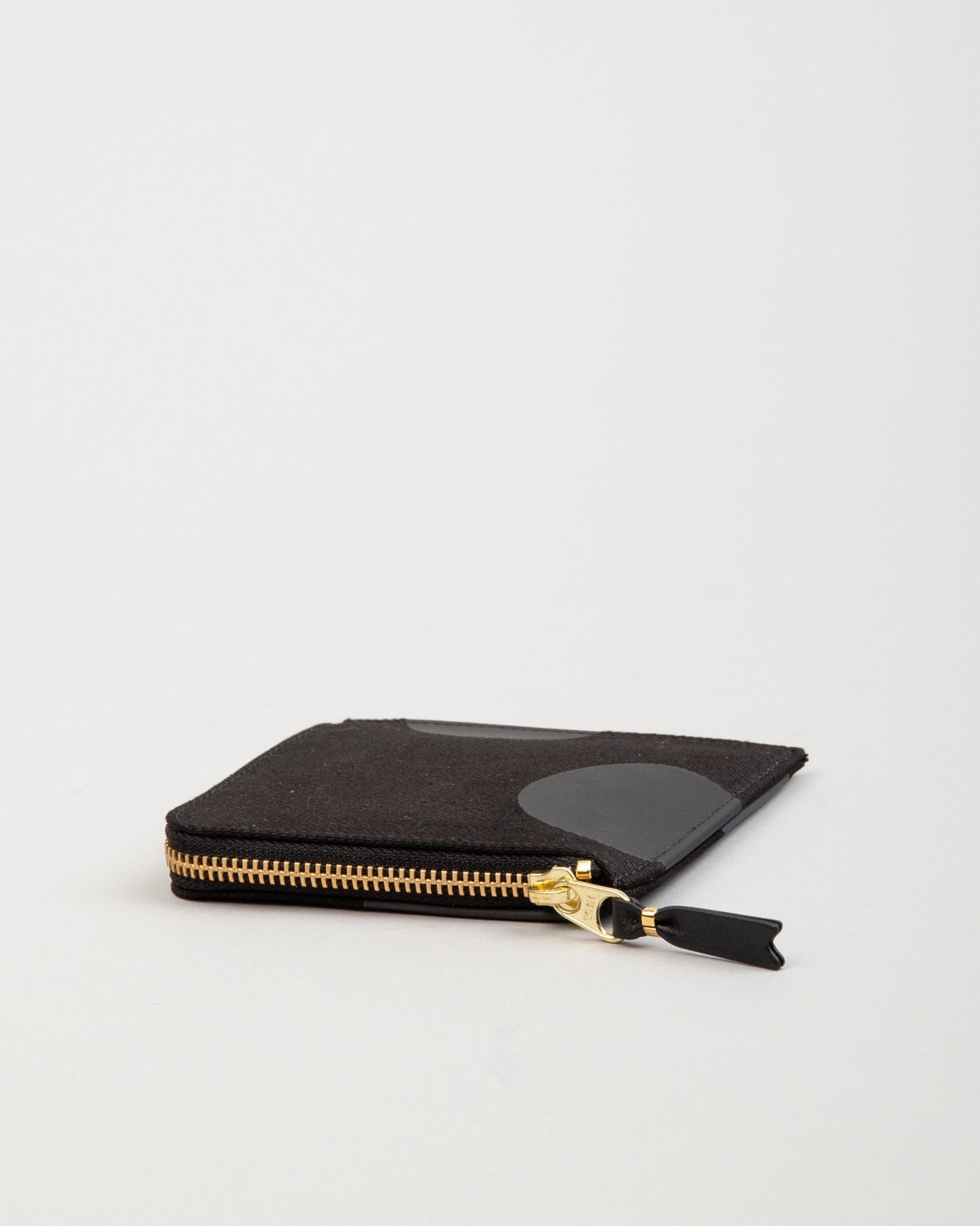 Rubber Dot Wallet Black Half Zip - LIKELIHOOD