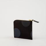 Rubber Dot Wallet Black Half Zip - LIKELIHOOD