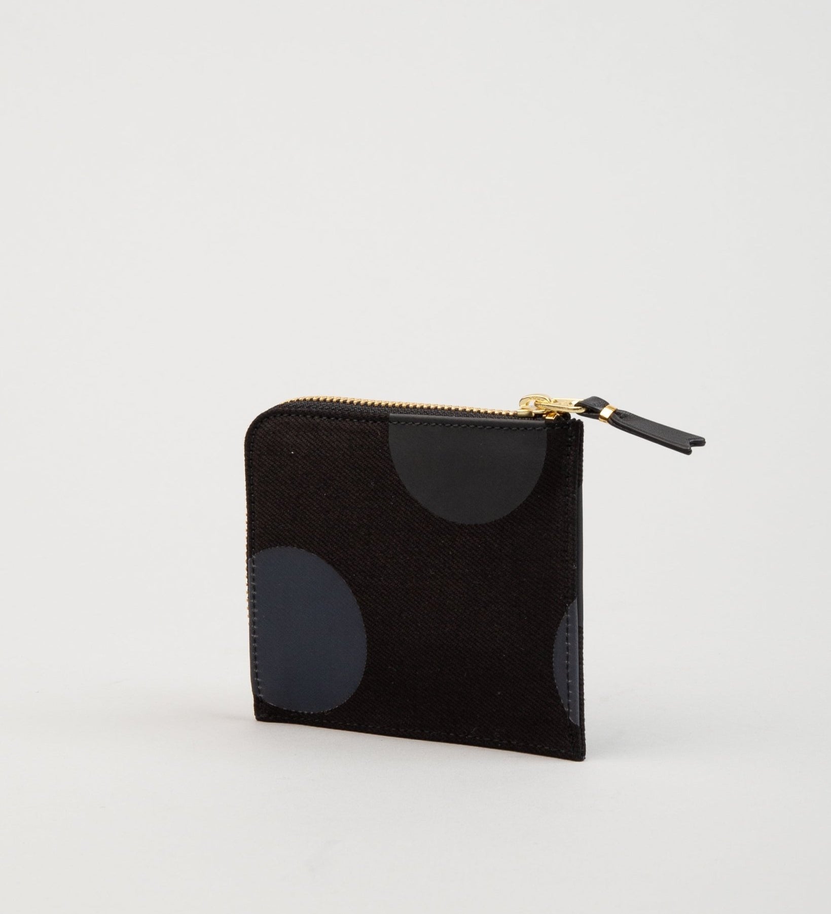 Rubber Dot Wallet Black Half Zip - LIKELIHOOD